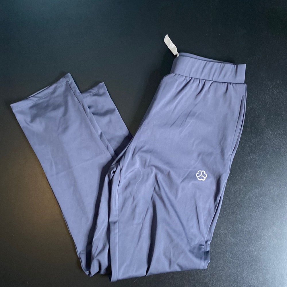 Zeronic womens S gray yoga dri-fit comfy pants, NWT